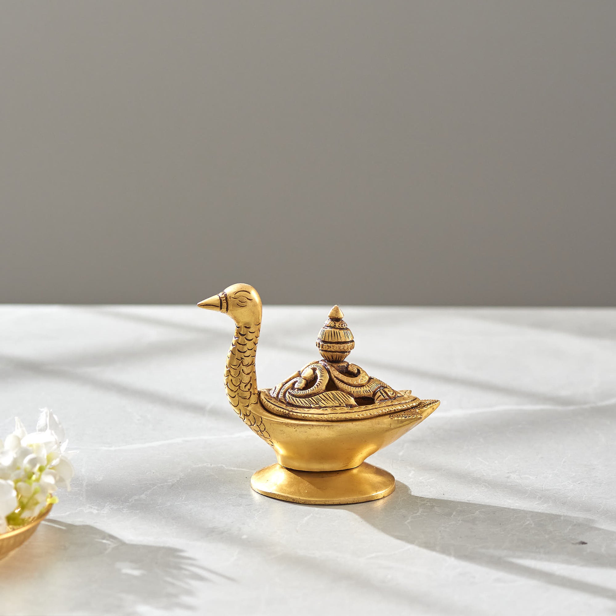 Brass Duck Dhoopdani - 4 Inch