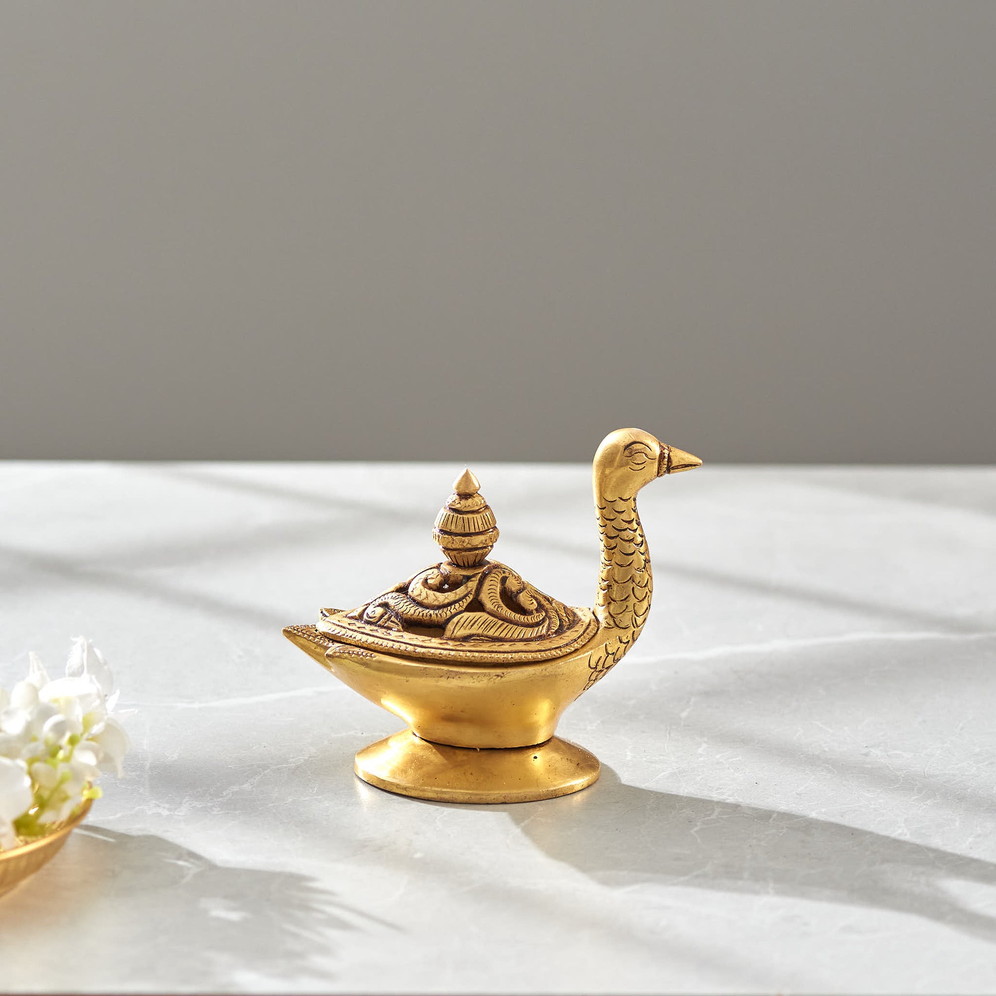 Brass Duck Dhoopdani - 4 Inch
