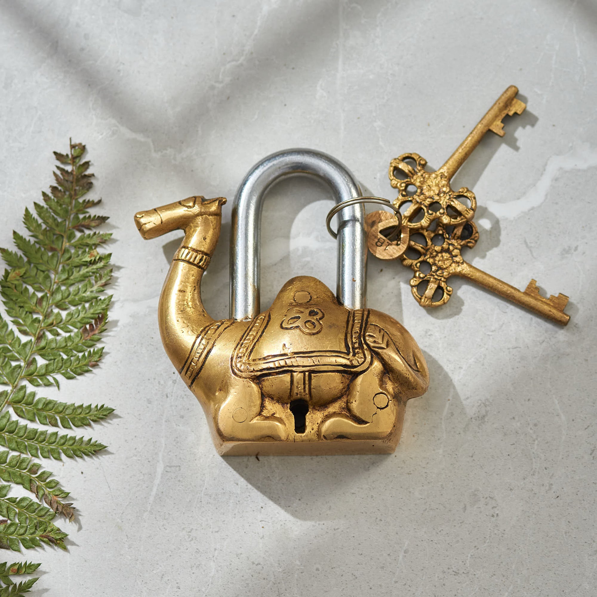 Darbar Craft - Brass Camel Lock