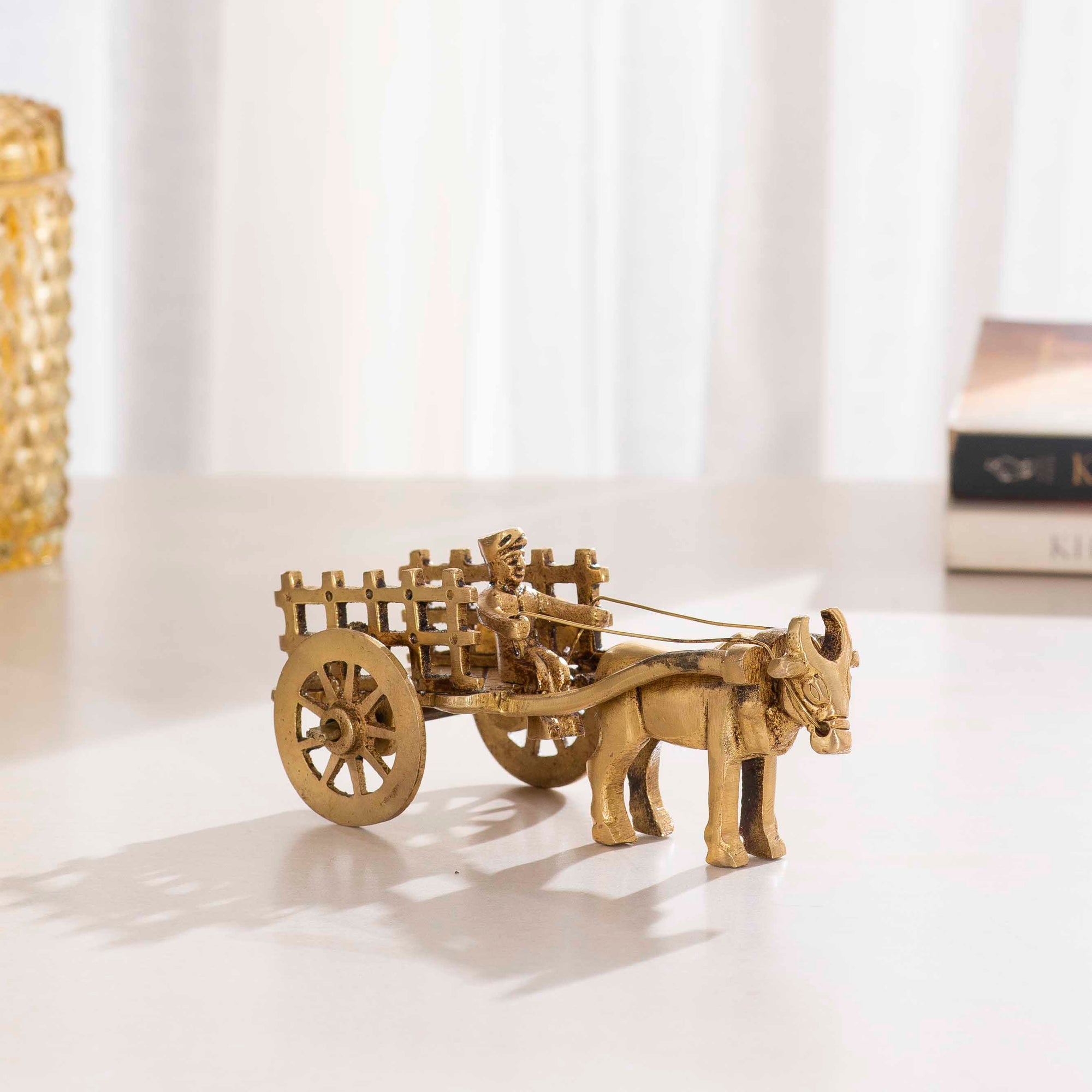 Brass Single Bull Cart