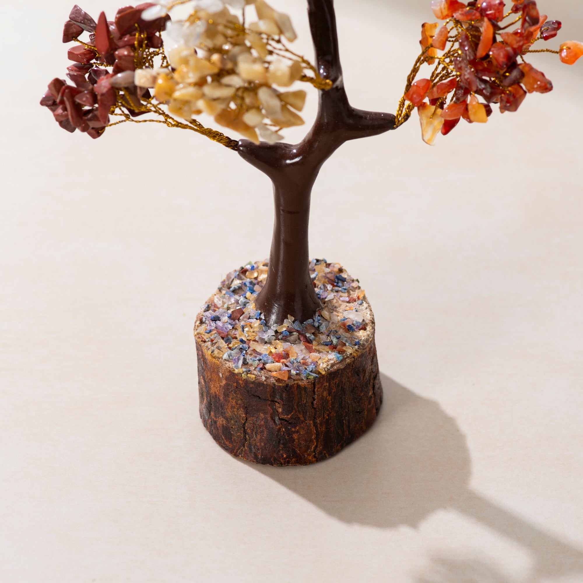 7 Chakra Crystal Healing Stone Tree
