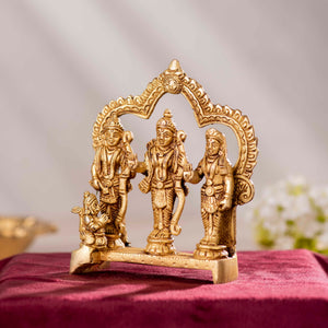 Brass Ram Darbar with Frame 