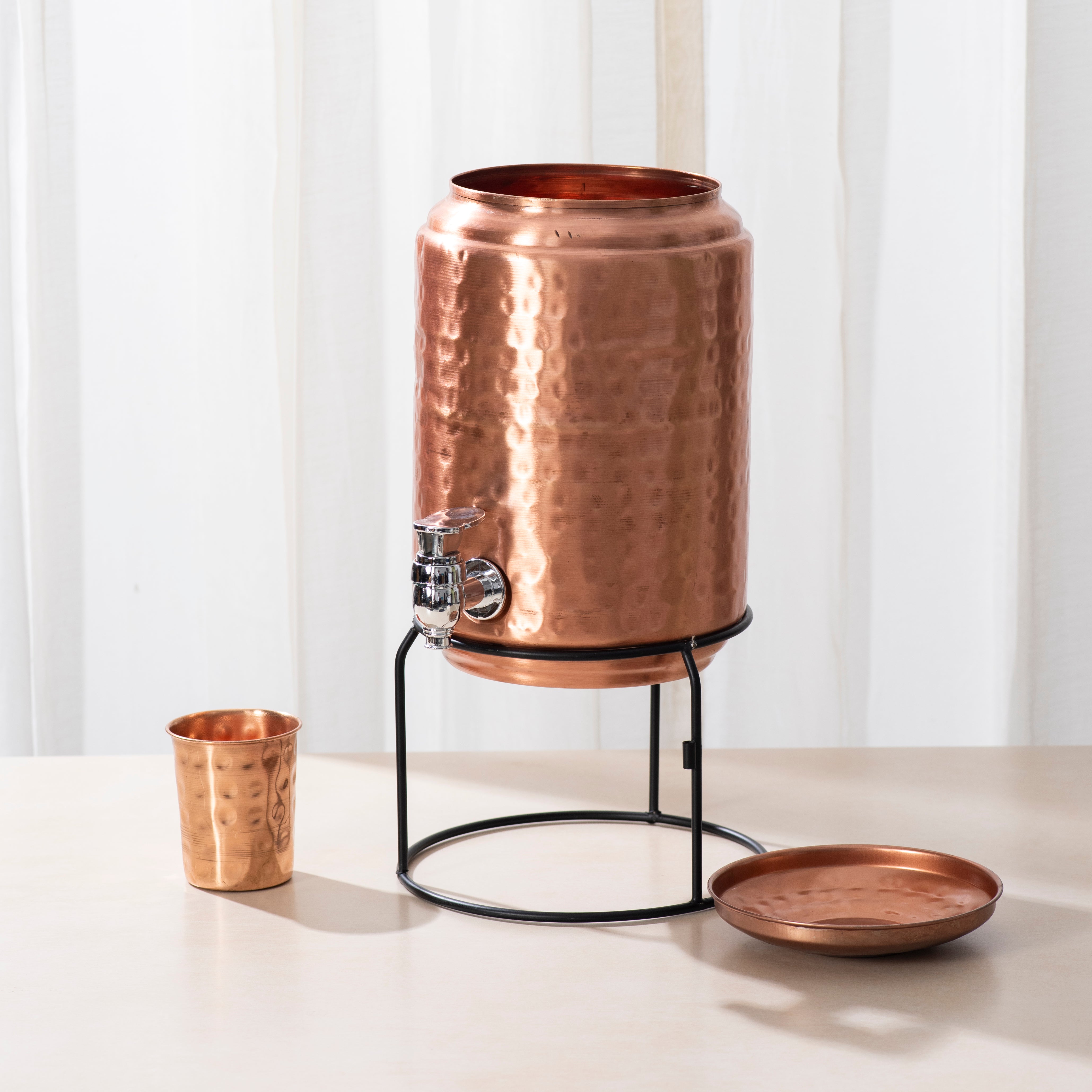 Buy Copper Vessels And Utensils Online | Tamba Ke Bartan - Darbar Craft