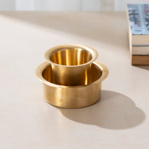 Darbar Craft - Brass Coffee Dabara