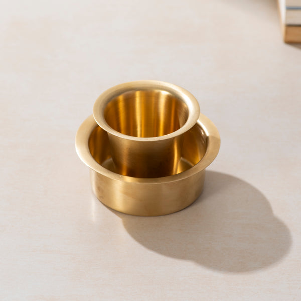 Brass Coffee Dabara Set - Authentic South Indian Filter Coffee Set ...