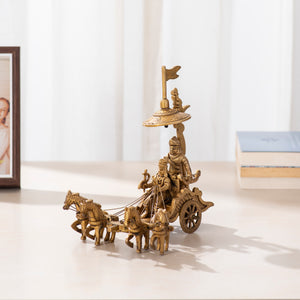 Darbar Craft - Mahabharat Arjun Rath with Krishna