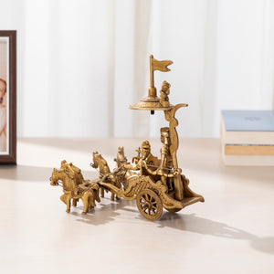 Brass Rath Arjun and Krishna