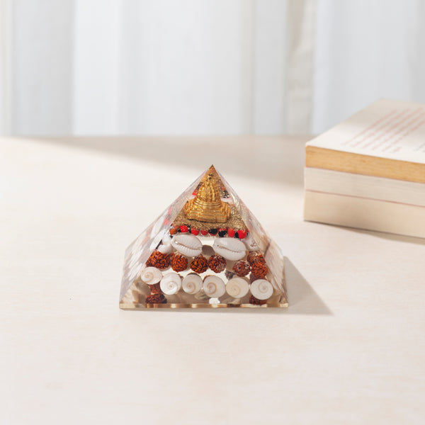 Shree Yantra And Gomti Chakra Pyramid Darbar Craft Shree Yantra And Gomti Chakra Pyramid Darbar Craft