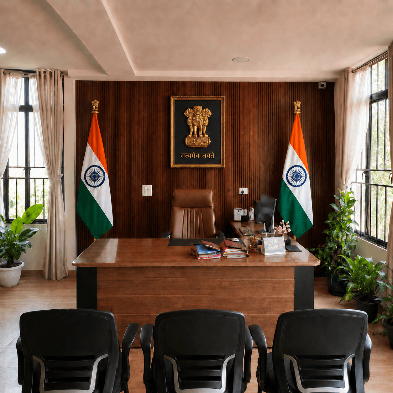 Indian Pole Flag for Government Office