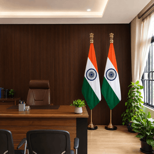 Two Indian Pole flags 