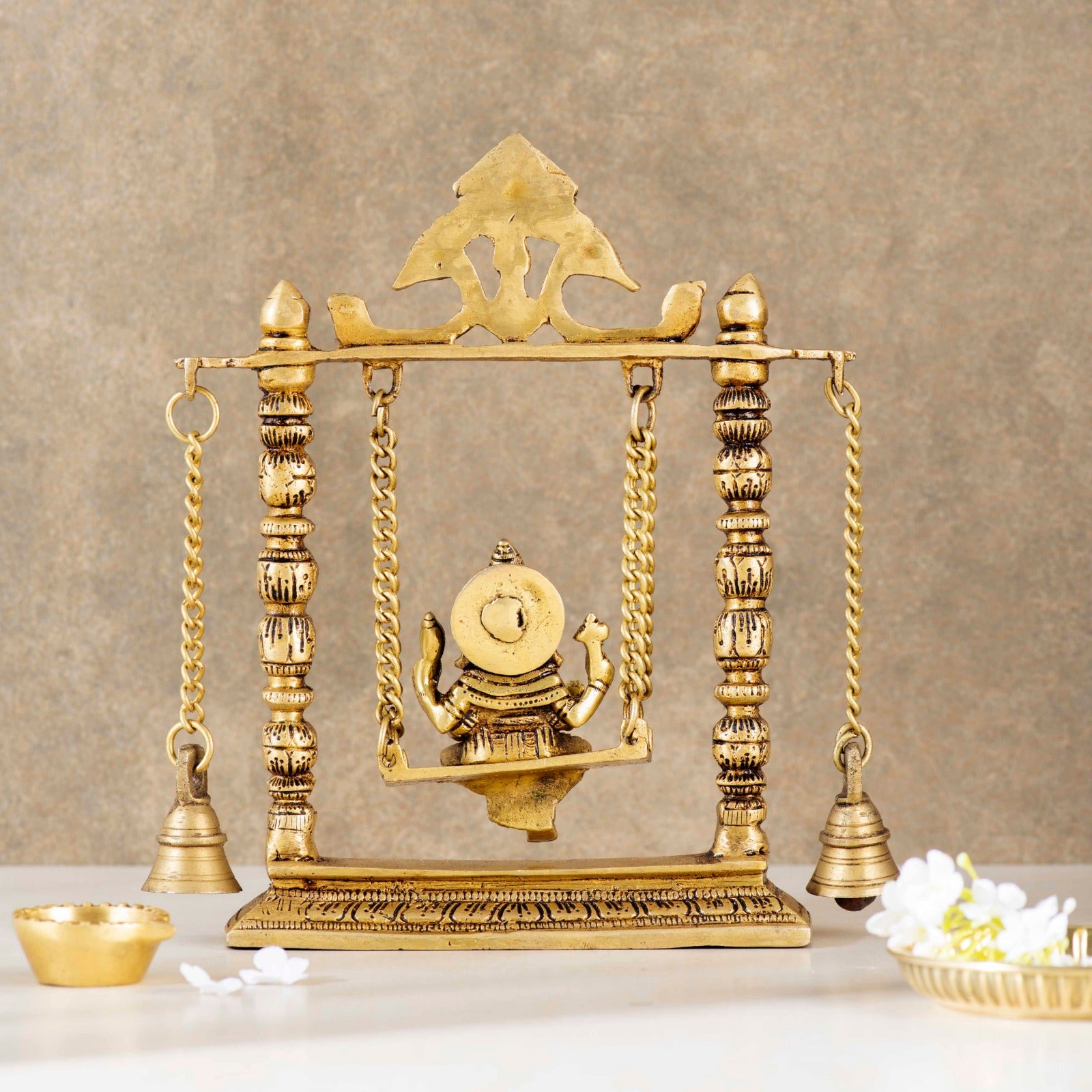 Ganesha With Jhula - 10 Inch