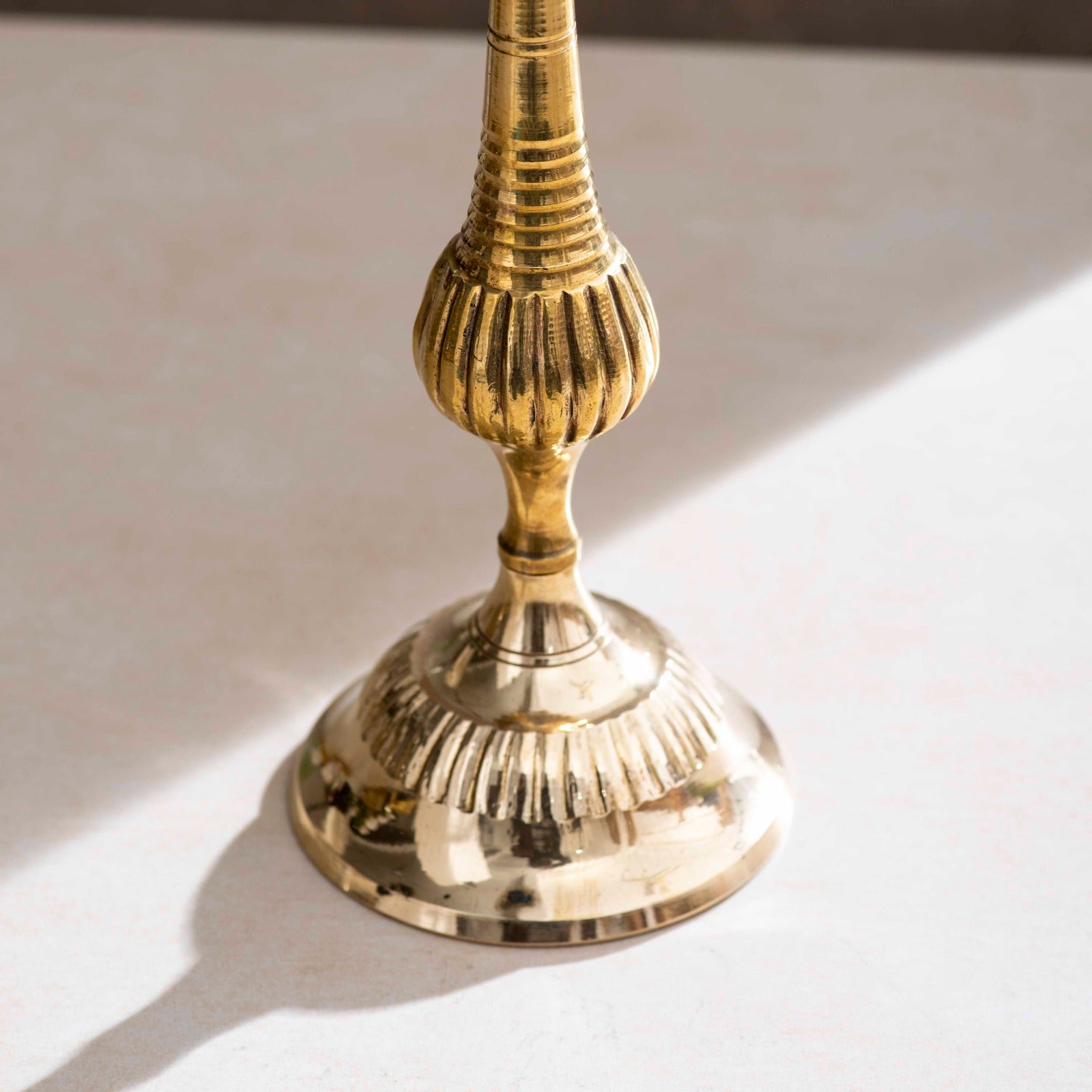 Brass Tier Lamp Five Face Deepam [14 inch]