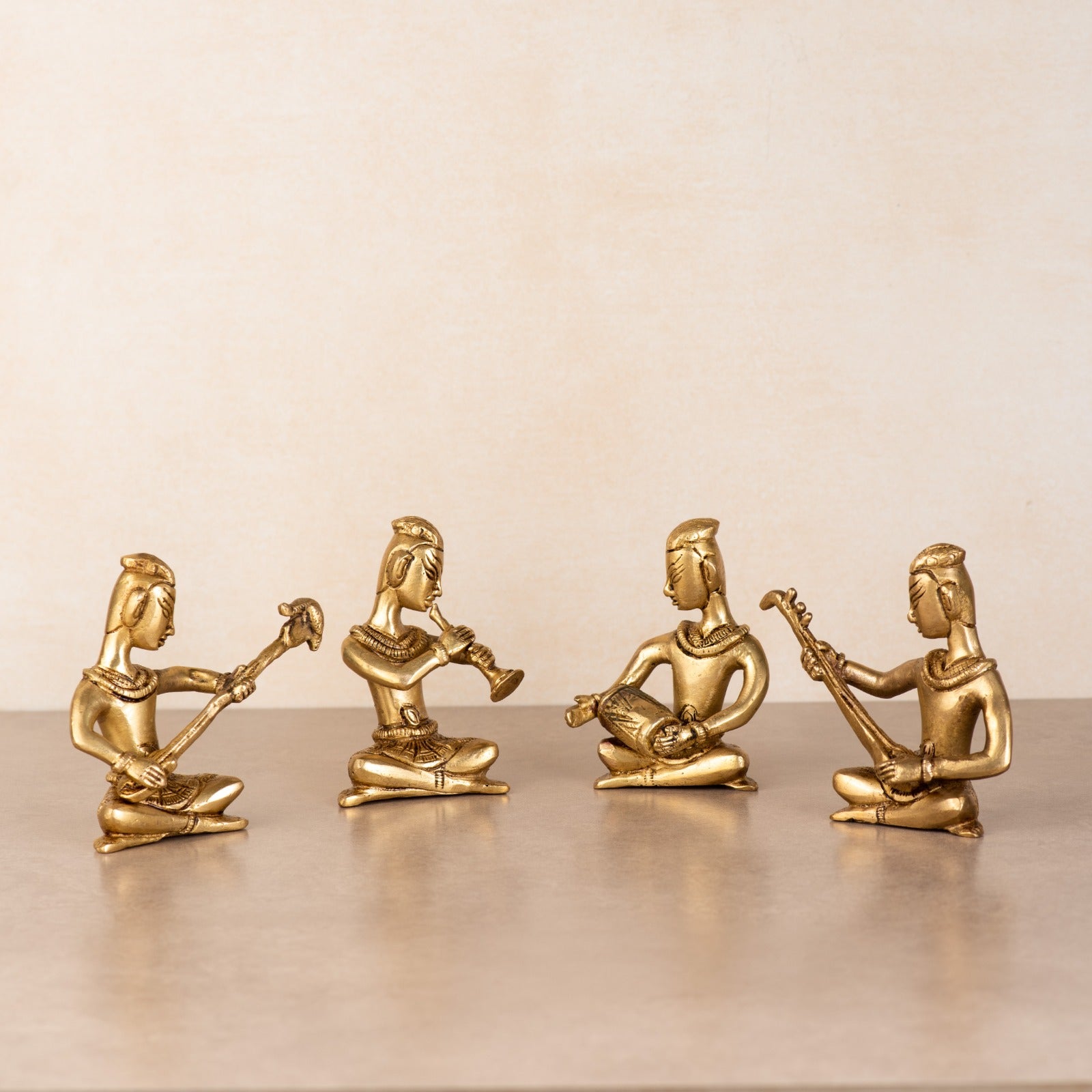 Brass Music Ladies set of 4