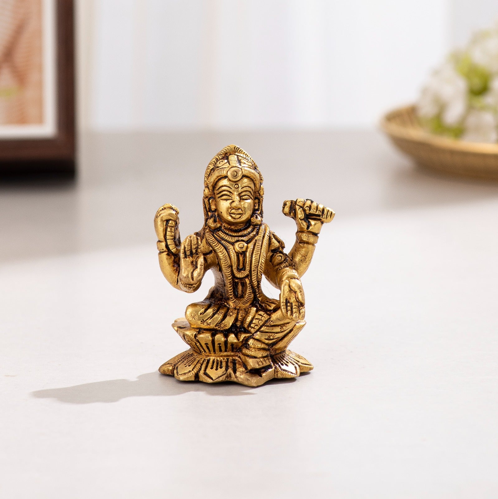 Brass Superfine Bala Tripurasundari Idol - 2.5 inch