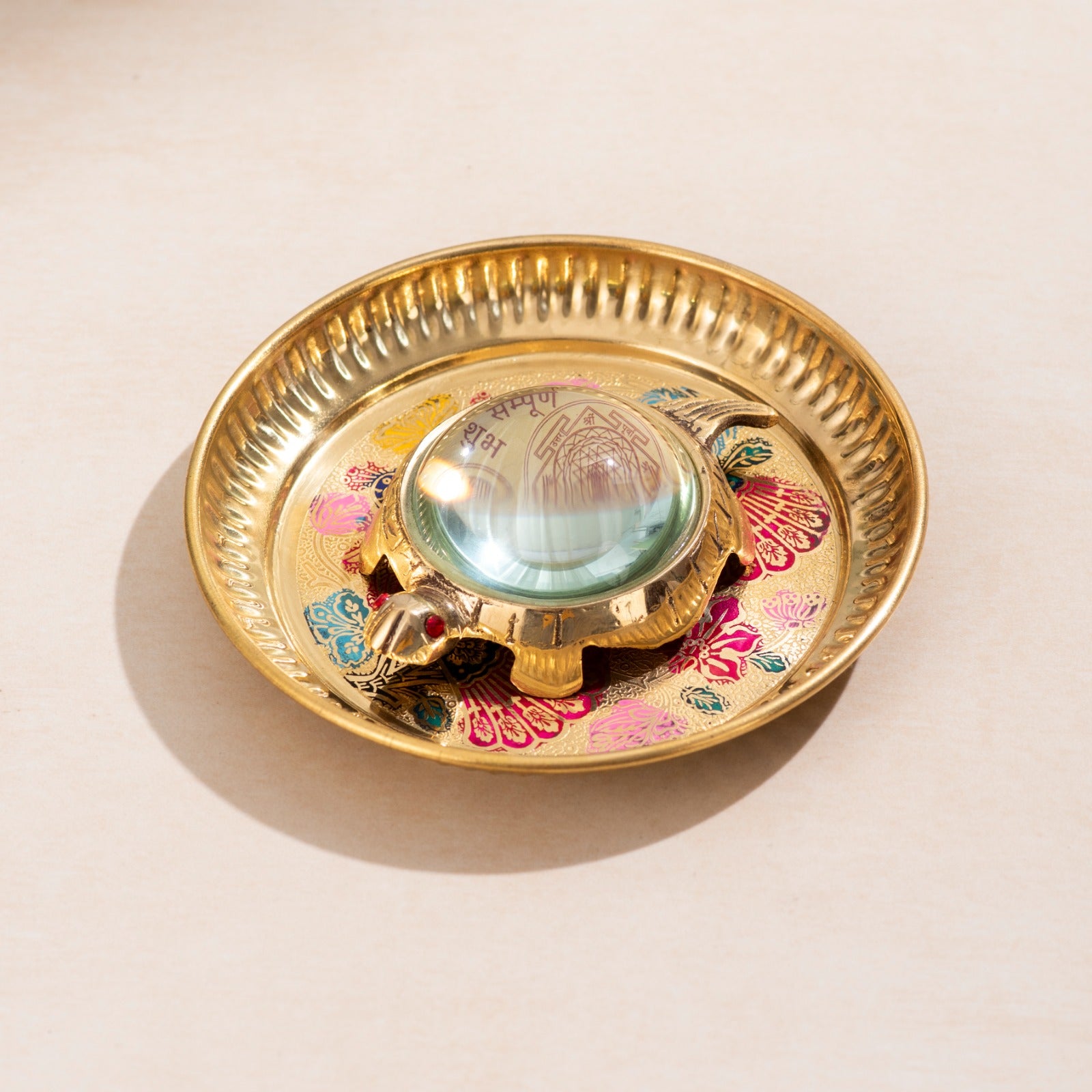 Brass Kachua Yantra - 5 Inch