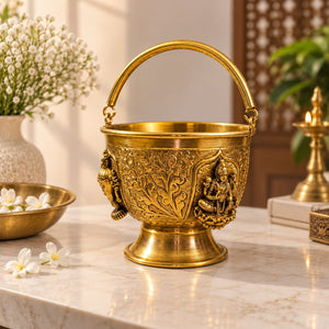 Brass bhog bowl