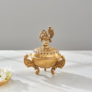 Darbar Craft - Brass Bird Dhoop Dhani