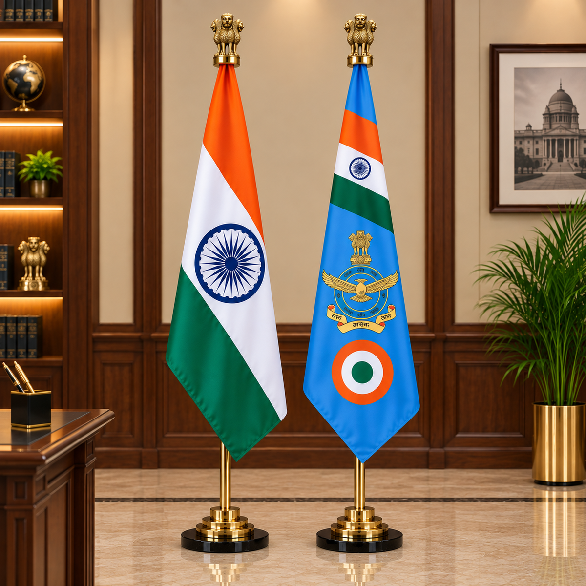 Indian Air Force flag set