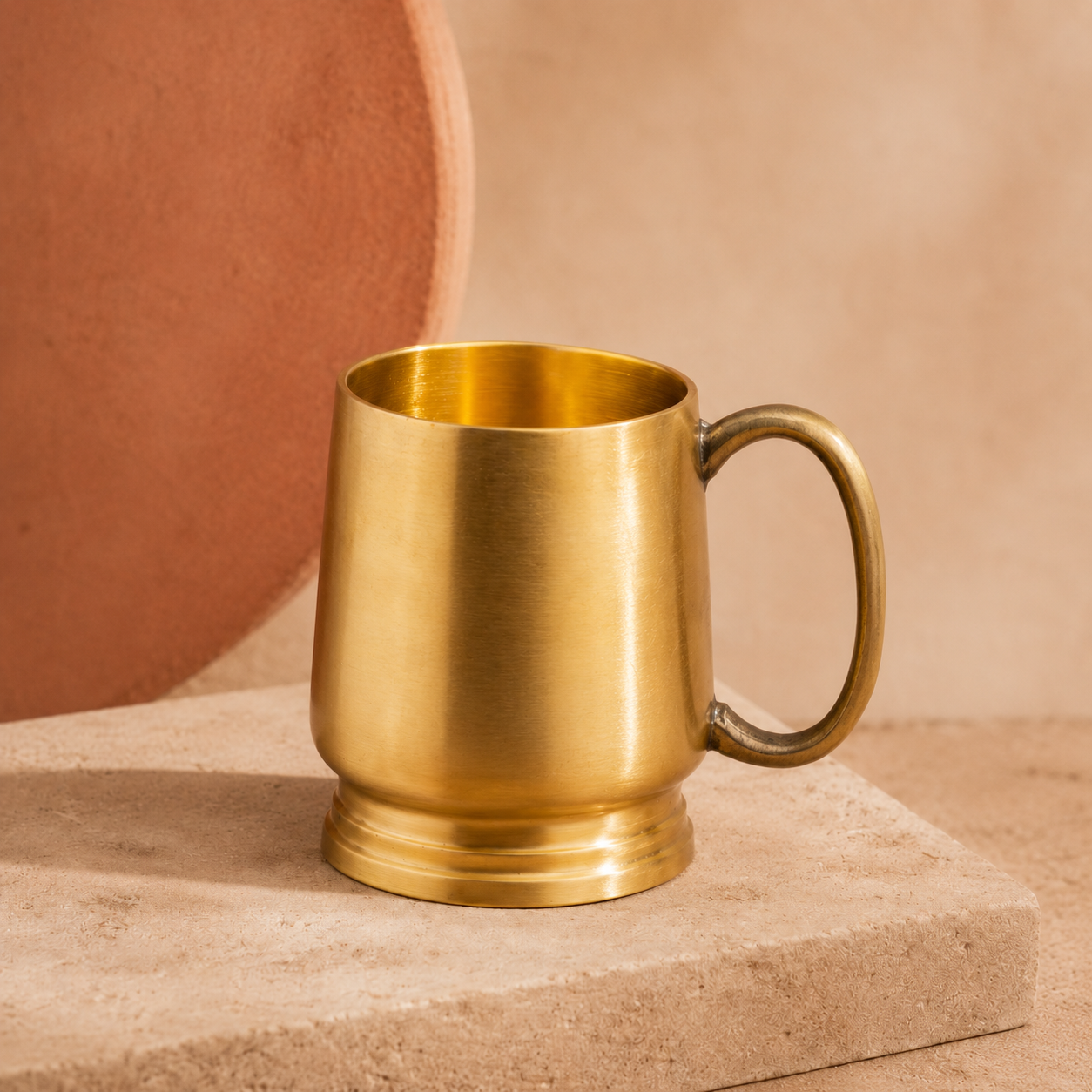 Brass Oreo Coffee Mug 350 ml