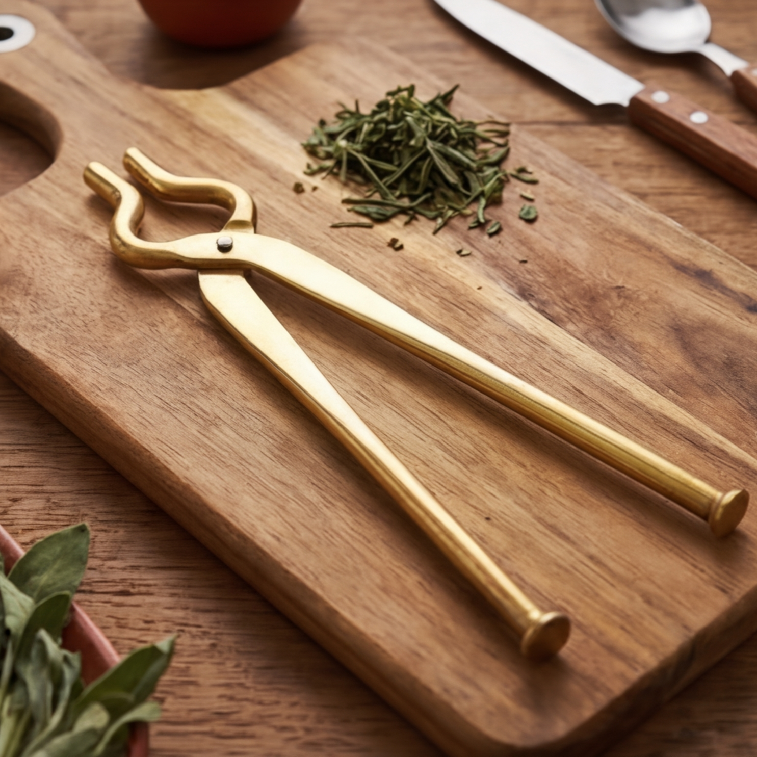 Brass Pakad - Traditional Kitchen Tongs- 10.5INCH