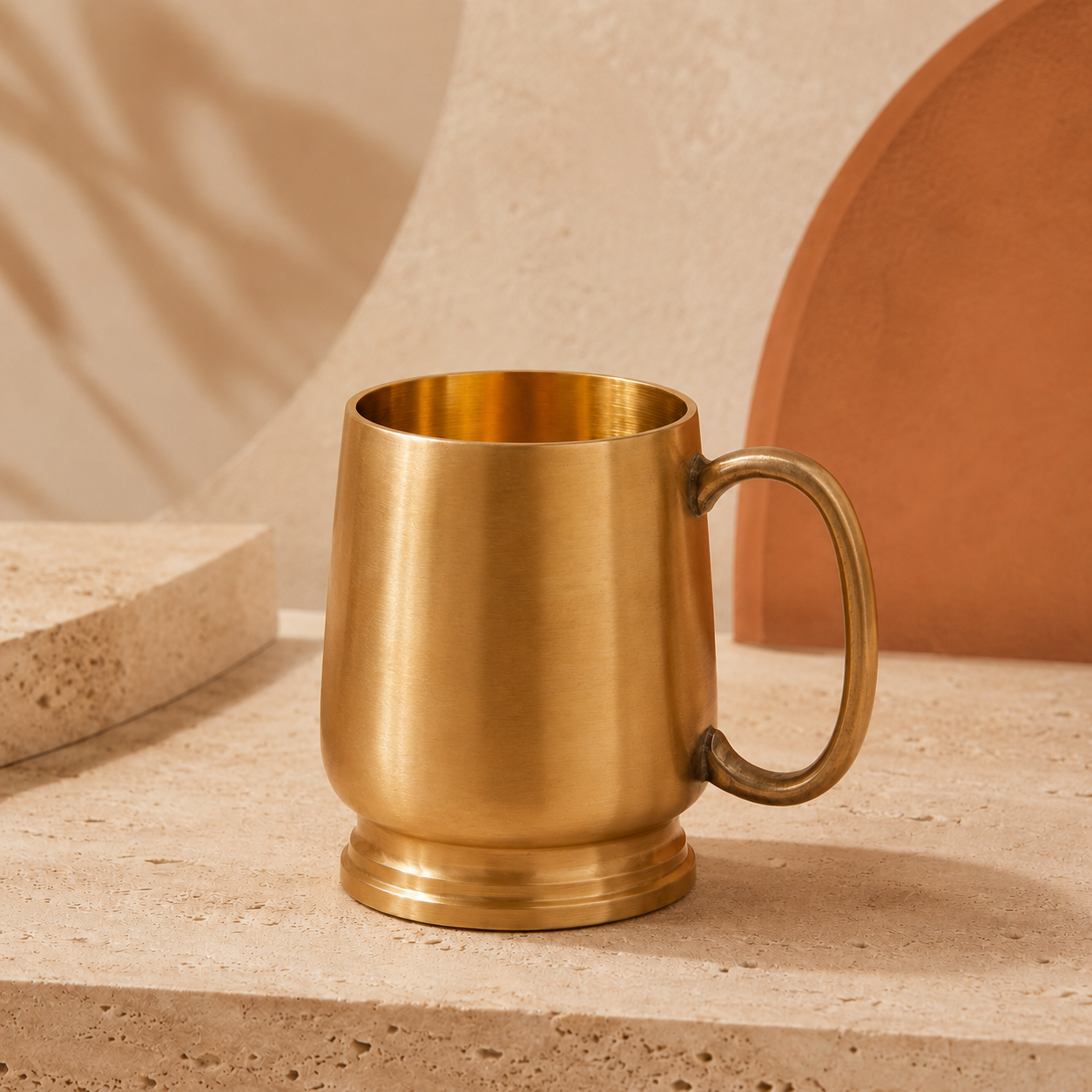 Brass Oreo Coffee Mug 350 ml
