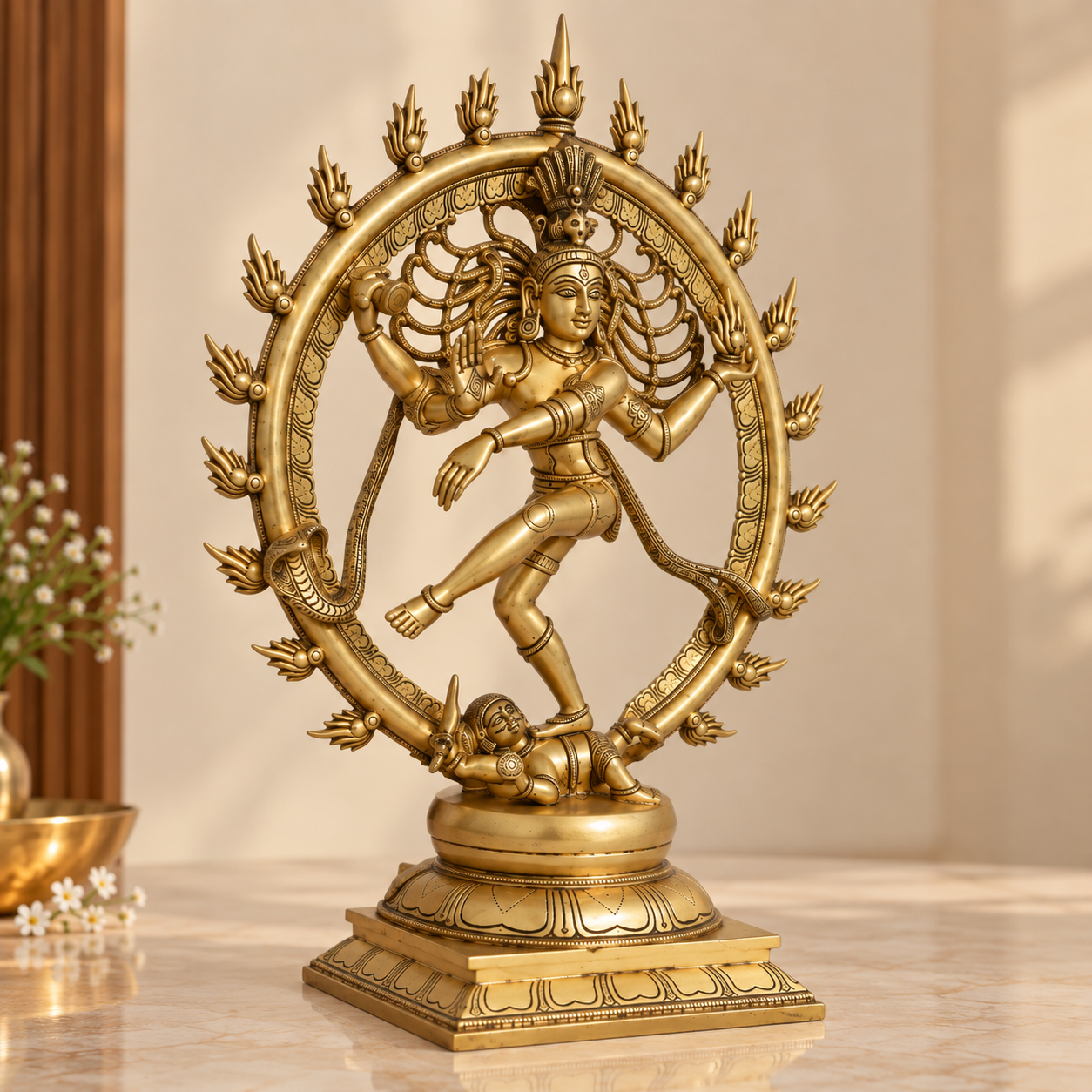 Brass Nataraja Idol – Dancing Shiva Statue- 23 inch