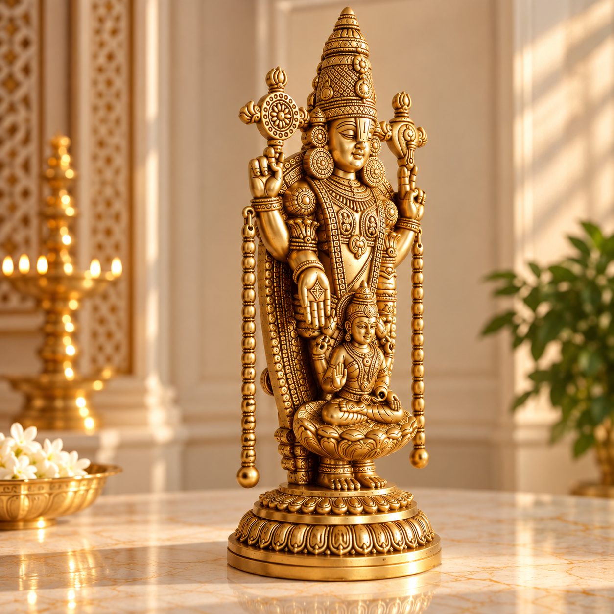 Premium Brass Balaji Statue – A Timeless Symbol of Devotion- 20 inch