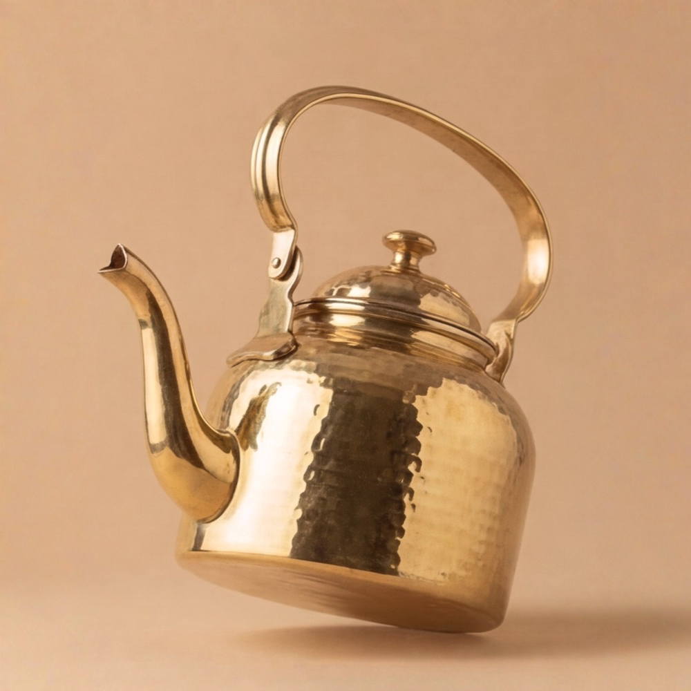 Handcrafted Brass Kettle