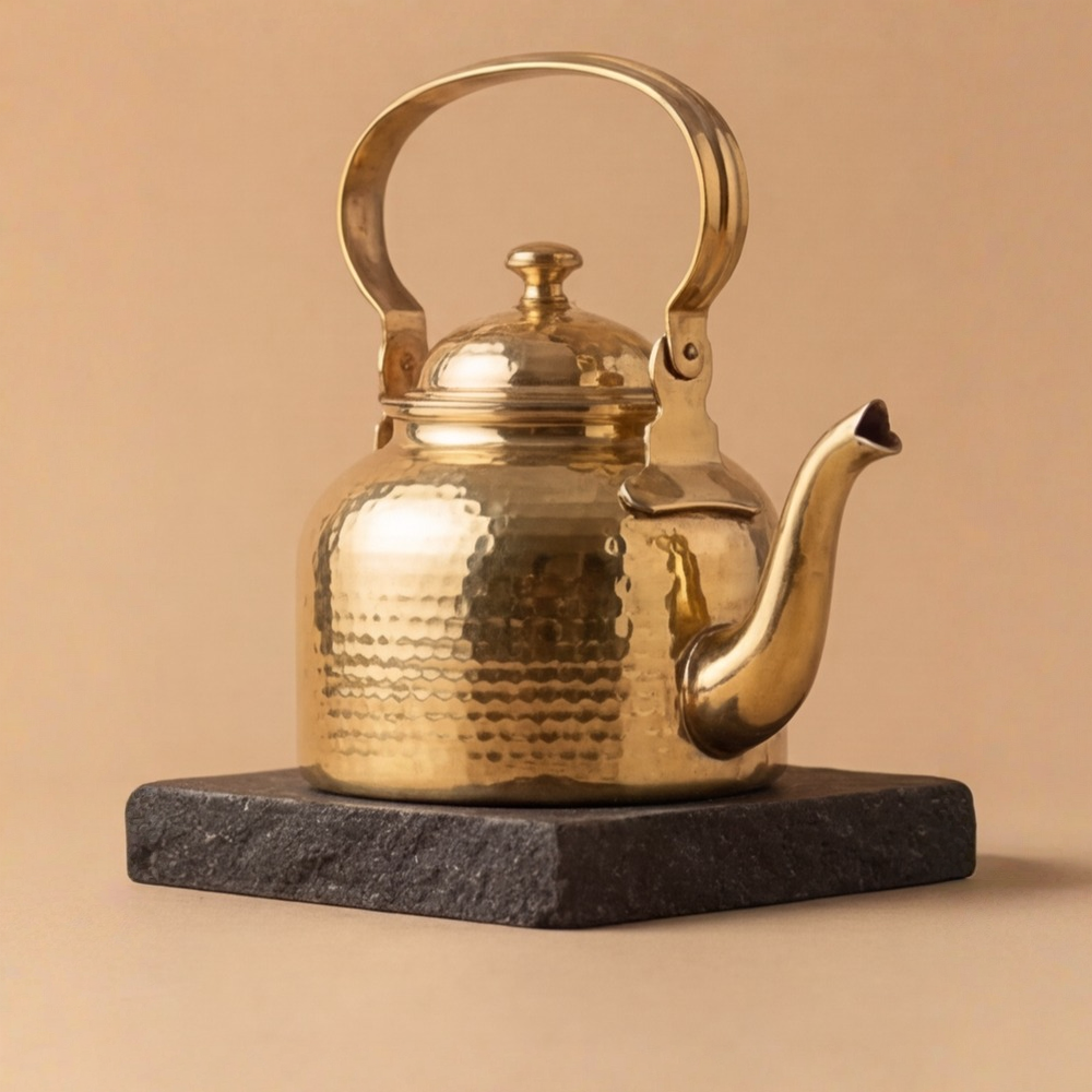 Handcrafted Brass Kettle